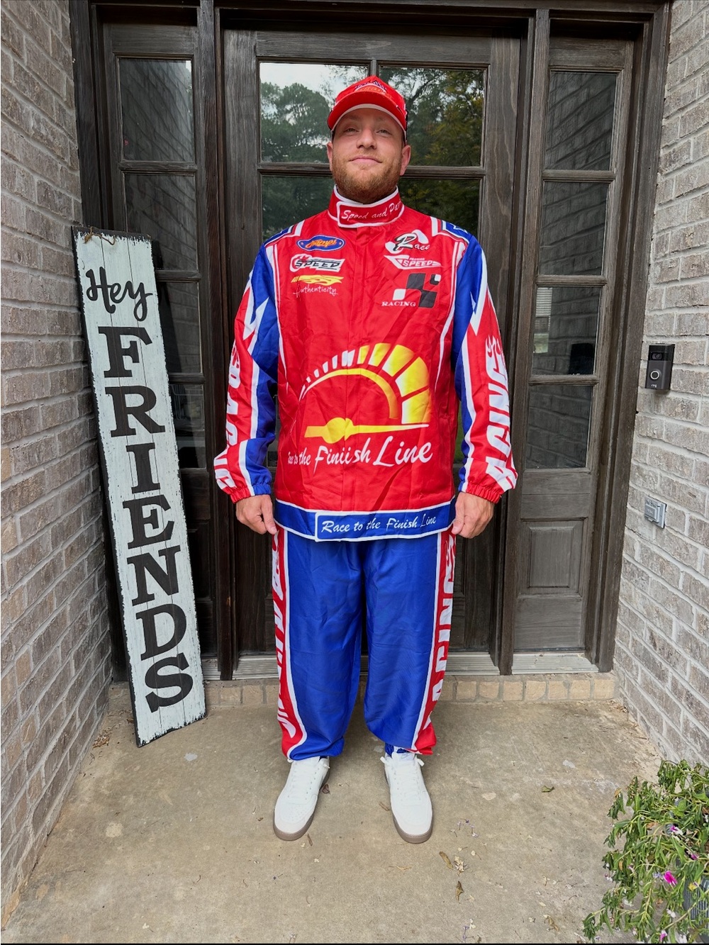 Talladega race car driver costume 2X